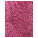 Escada Sport Vintage Two-Piece Set - Size L Burgundy & Red Striped Knit Top & Hooded Cardigan