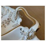 O - Andrea by Sadek Granny's Vintage 12.75 Inch Center-Cup Divided Relish Platter