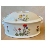 K - Le Faune Fire-Proof Porcelain Covered Casserole, Made in France