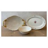 O - Lenox Serving Dishes including Lenox Rhodora Oval Platters