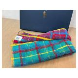 O - Ralph Lauren Polo Golf Towel - Ash-Tartan Green