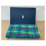 O - Ralph Lauren Polo Golf Towel - Ash-Tartan Green