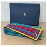 O - Ralph Lauren Polo Golf Towel - Ash-Tartan Green