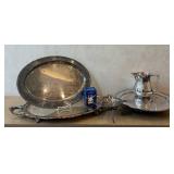 DR - Wilcox International Silver Co. Silver-Plate Platter Set