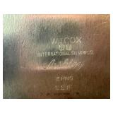 DR - Wilcox International Silver Co. Silver-Plate Platter Set