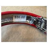 Polka Dot Enamel Bracelets - Set of 3 - Red, Yellow & Black