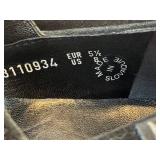 Mephisto Women's Black Suede Mary Jane Shoes - Leather Upper, Size US 8