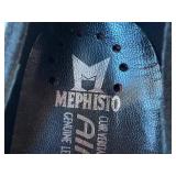 Mephisto Women's Black Suede Mary Jane Shoes - Leather Upper, Size US 8