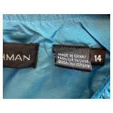 Dana Buchman Turquoise Stylish Windbreaker Jacket - Size 14