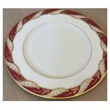 DR - Lenox Bellevue Maroon Dinnerware Set (Lot of 105)