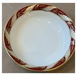 DR - Lenox Bellevue Maroon Dinnerware Set (Lot of 105)