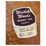 DR - Vintage Waikiki Woods Monkey Pod Hawaii - 3-Piece Serving Set