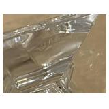 DR - Val Saint Lambert Crystal Candlesticks Pair - 7 in Tall