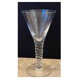 DR - Twisted Vintage Stem Crystal Wine Glasses
