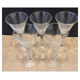 DR - Twisted Vintage Stem Crystal Wine Glasses