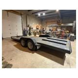 Tandem Axle Flatbed Equipment Trailer