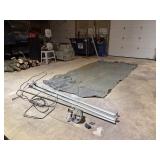Trailer Tarp With Frame & Motor