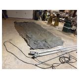 Trailer Tarp With Frame & Motor