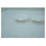 Vintage Milk Glass Candy Dishes (2)