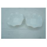 Vintage Milk Glass Candy Dishes (2)