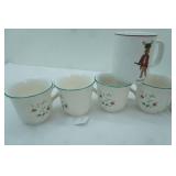 Vintage Christmas Mugs