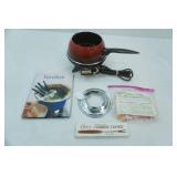 Vintage Oster Fondue Pot and Fondue Book