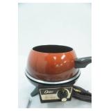 Vintage Oster Fondue Pot and Fondue Book