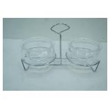 Prodyne Double Dips on Ice Serving Set with Caddy