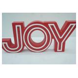 Battery Operated JOY Lighted Word Sign