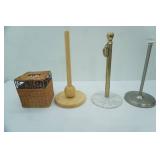 3ct Paper Towel Holders and Tissue Box Cover