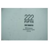 Vintage Rooster Plates (222 Fifth) and Vintage Pfaltzgraff Saucers