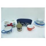 Santa Claus Decorative Birdhouse, Organizing Basket, Gift Box, Large Mugs