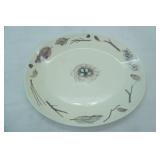 Collectible Jeremie Robin Egg Beige Ceramic Oval Plate