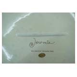 Collectible Jeremie Robin Egg Beige Ceramic Oval Plate