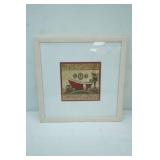 13.25" square Bathtub Art Print