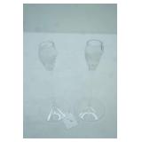 Set of 2 Lenox Crystal 7" Candlestick Holders
