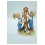 Collectible Figurines. Willow Tree Angel of the Heart, Carousel Horses, 1985 "Denim Days" by Homco