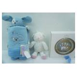 NEW Hallmark Baptism Picture Frame, Plush Toys and Blanket, Mini Photo Album, Children & Parent Books