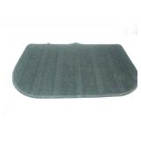 Black Bathroom Rug 30"x18"