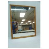 Wooden Framed Mirror 32"x 26"