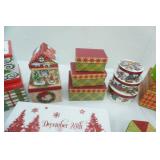 Large Lot of NEW Christmas Gift Boxes.