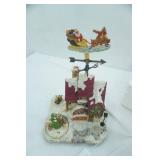 Musical Victorian House w/Santa Weathervane