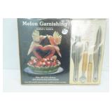 Melon Garnishing Kit. With full color photos and step by step instructions