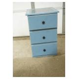 3-drawer wooden night stand 15.5"x15.75"x24.5"