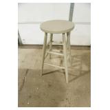 Wooden Bar Stool 29.5" tall with a 15" diameter