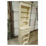 2 Piece Hutch Cabinet. 18"x 11"x 65"