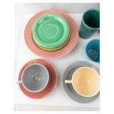 Homer Laughlin Fiestaware Vintage Dinnerware - Mixed Colors, Assorted Pieces