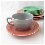 Homer Laughlin Fiestaware Vintage Dinnerware - Mixed Colors, Assorted Pieces