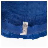 Union Made Blue Velvet Bouffant Hair Cap