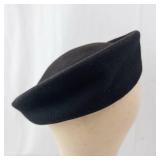 New York Creations Black Wide-Brim Felt Hat - Size 22